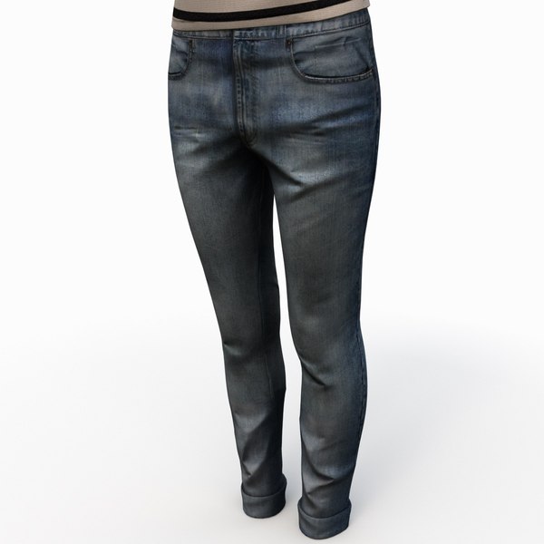 3ds max female casual clothes