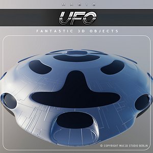 ufo sci fi 3d obj
