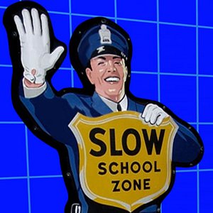 Police School Zone Sign 01