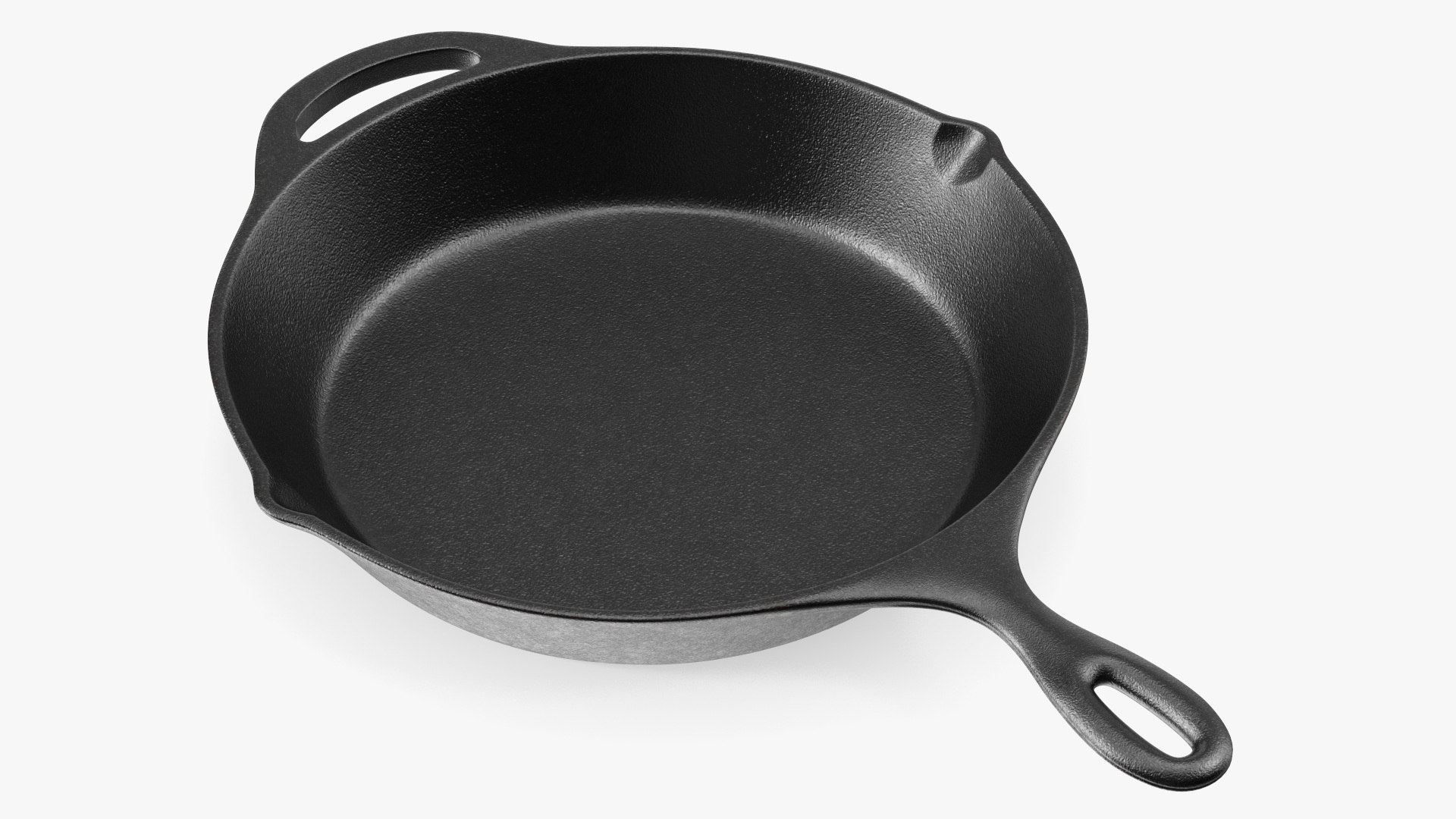 Cast Iron Frying Pan 3D model preview