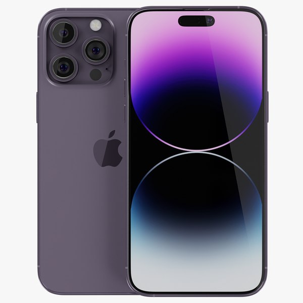 iPhone 14 Pro Max Deep Purple 3D model