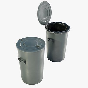 Garbage Can 3D model
