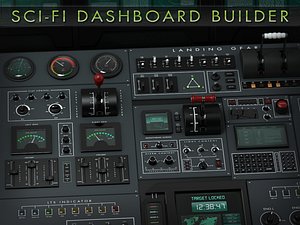 Sci-Fi Dashboard Builder