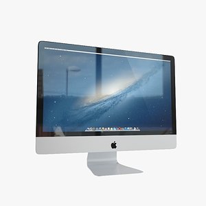 new imac 2013 2014 3d model