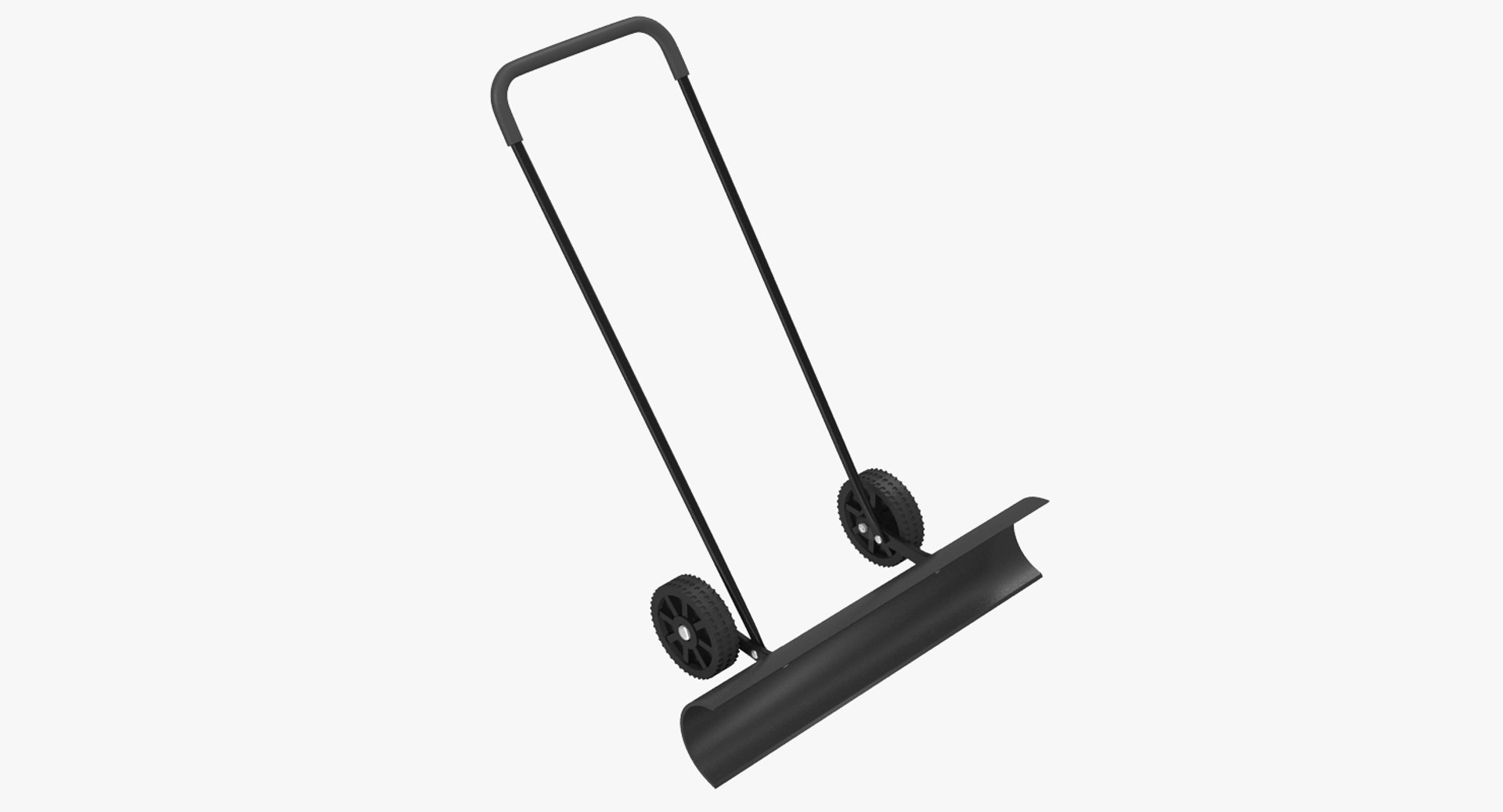 Snow Shovel On Wheels 3D Model 3D model preview