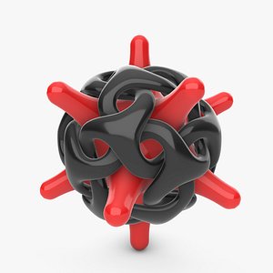 Interlocking Geometric Weave Sculpture