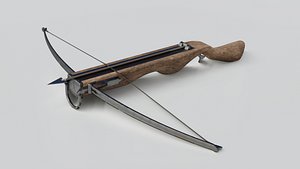 medieval crossbow 3D model