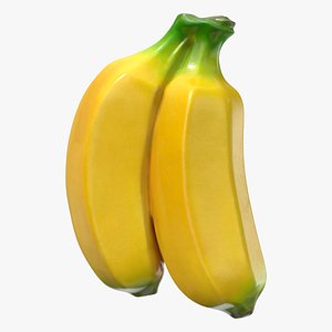 Banana Fruit Fridge Magnet Yellow model