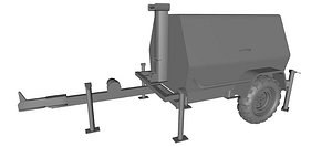 Low Poly Car Trailer