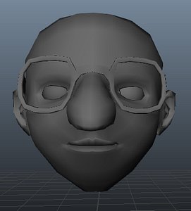 3D character head