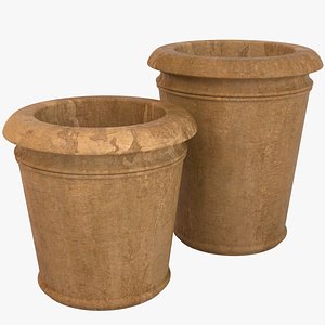 3d model decorative pots