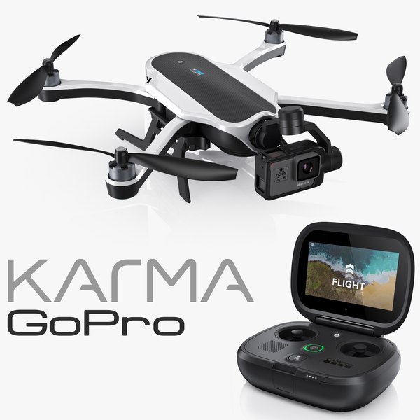 GoPro Karma with ControllerおよびHERO53Dモデル - TurboSquid