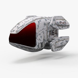3D SF Drone Digital Camo model