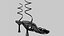 Round-Toe Ankle-Strap Spool-Heel Stiletto Sandals 13