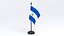 Tischflagge El Salvador