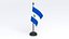 Tischflagge El Salvador