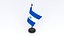 Tischflagge El Salvador