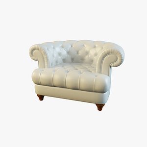3ds max lisette armchair