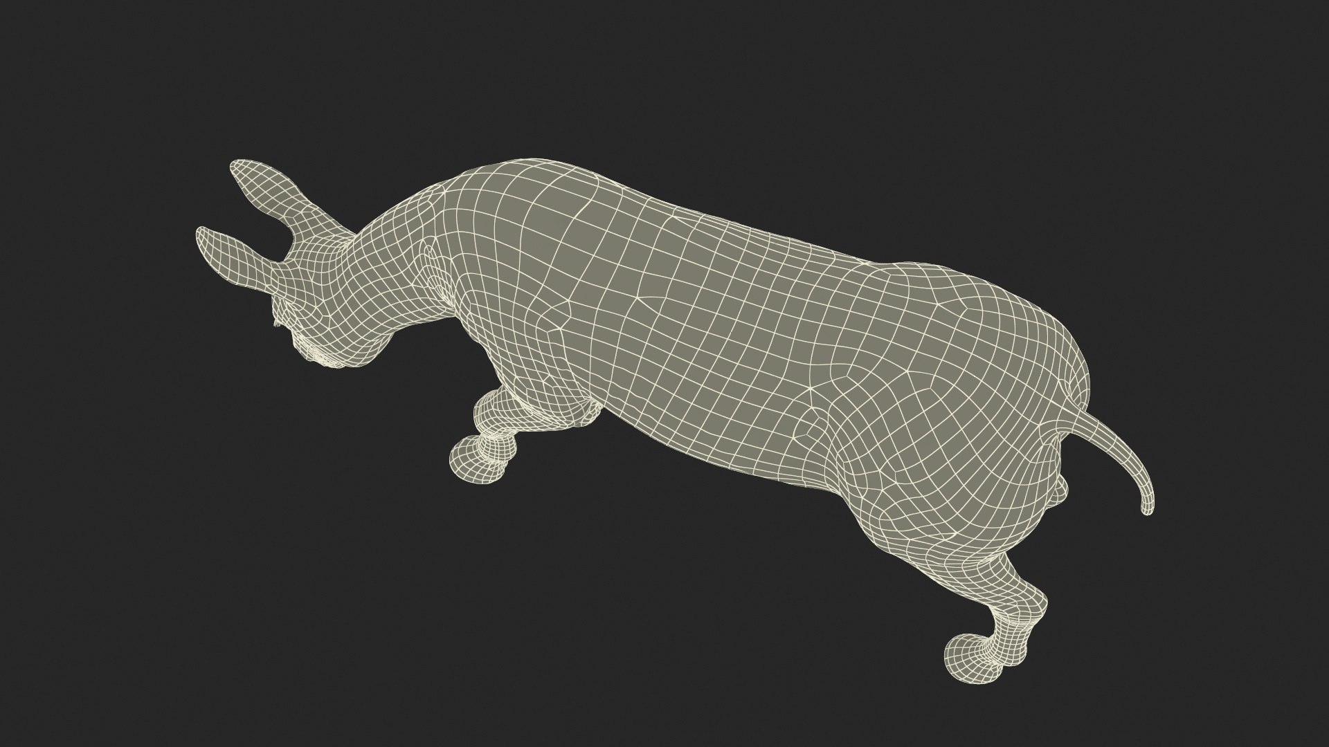 3D Eating Mule Model - TurboSquid 2280229