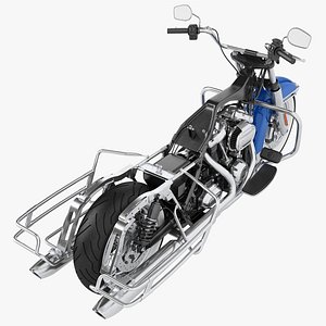 3D model Generic Classic Motorcycle Frame 01