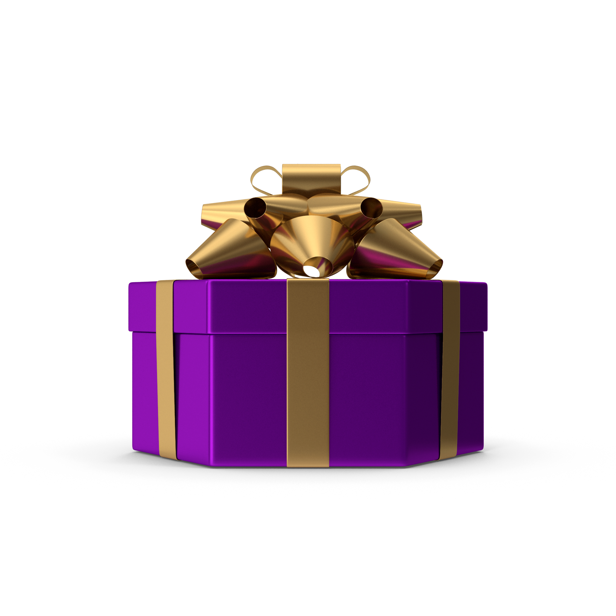 modelo 3d Purple Gift Box - TurboSquid 2078478