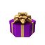 Purple Gift Box 3D model