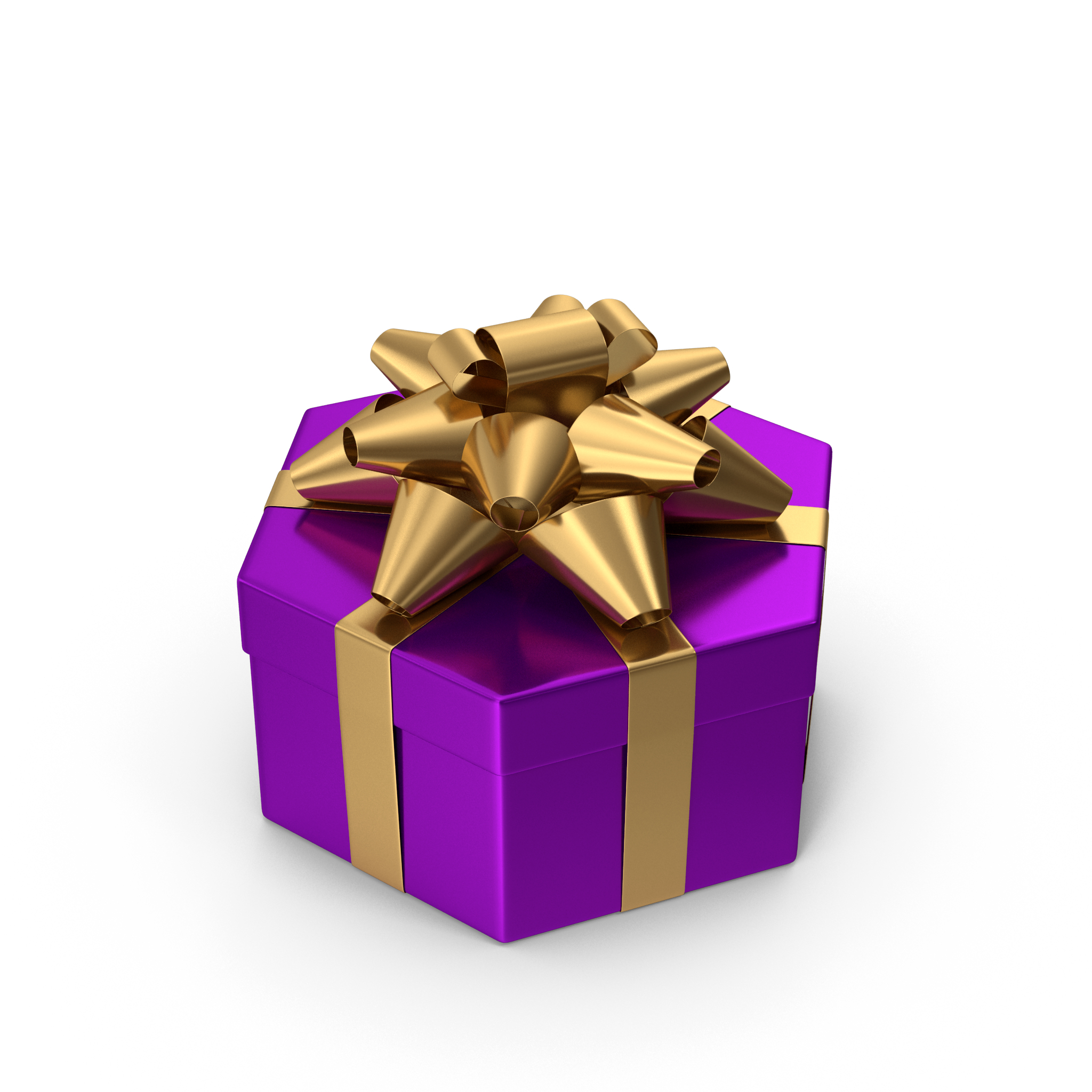 modelo 3d Purple Gift Box - TurboSquid 2078478