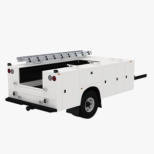 3D model service truck body shell