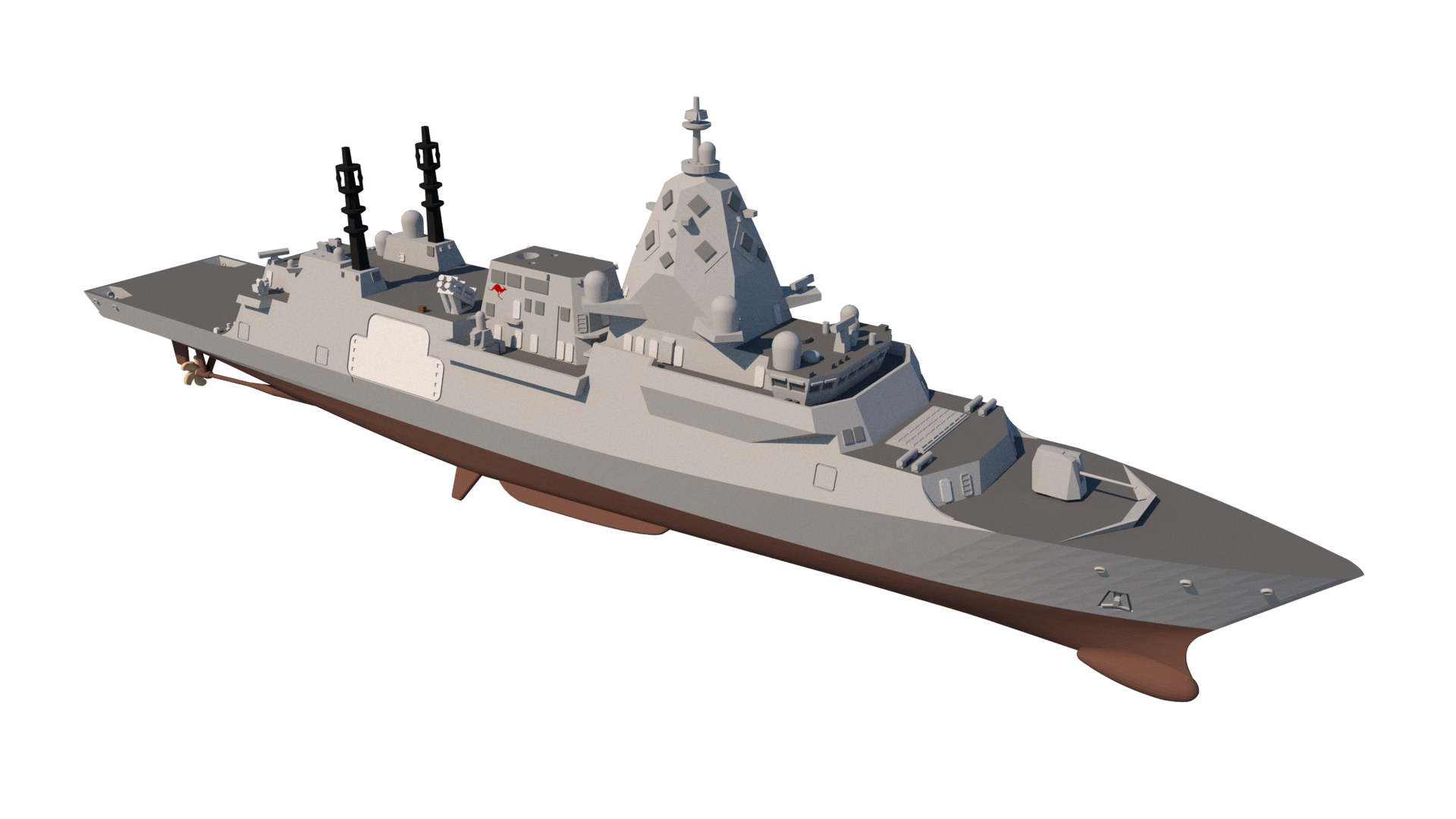 3D type 26 frigate model - TurboSquid 1669432