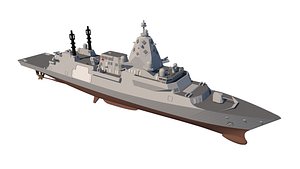 Guided Missile Frigate 3D Models for Download | TurboSquid