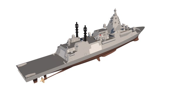 3D type 26 frigate model - TurboSquid 1669432