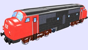 litra mx diesel locomotive 3D