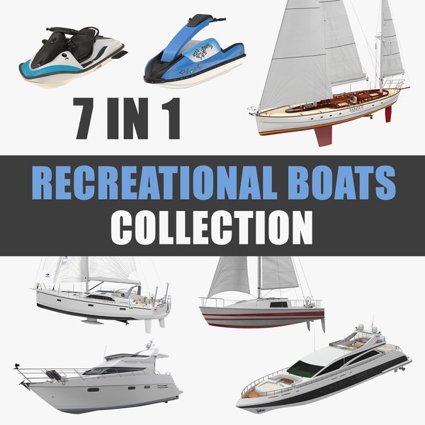 3D recreational boats model