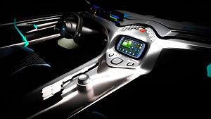 dashboard concept 2 3D model