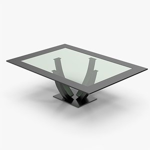 Glass Coffee Table 3D