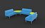 3D-модель диванов Restination Lounge