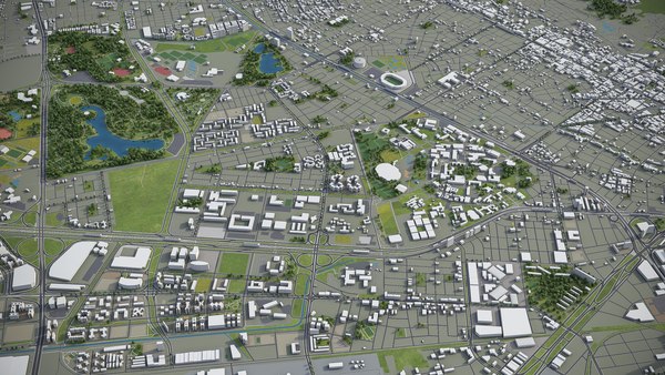 Bogota surrounding area - 3D model - TurboSquid 1466904