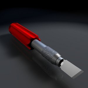 3d model exacto knife