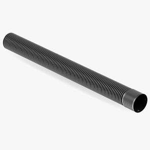 3D Drainage Pipe Black