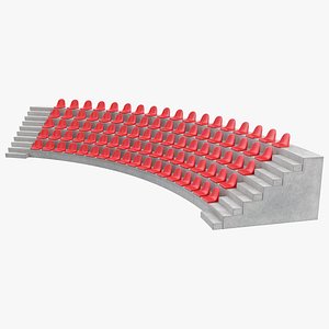 Curved Concrete Bleacher