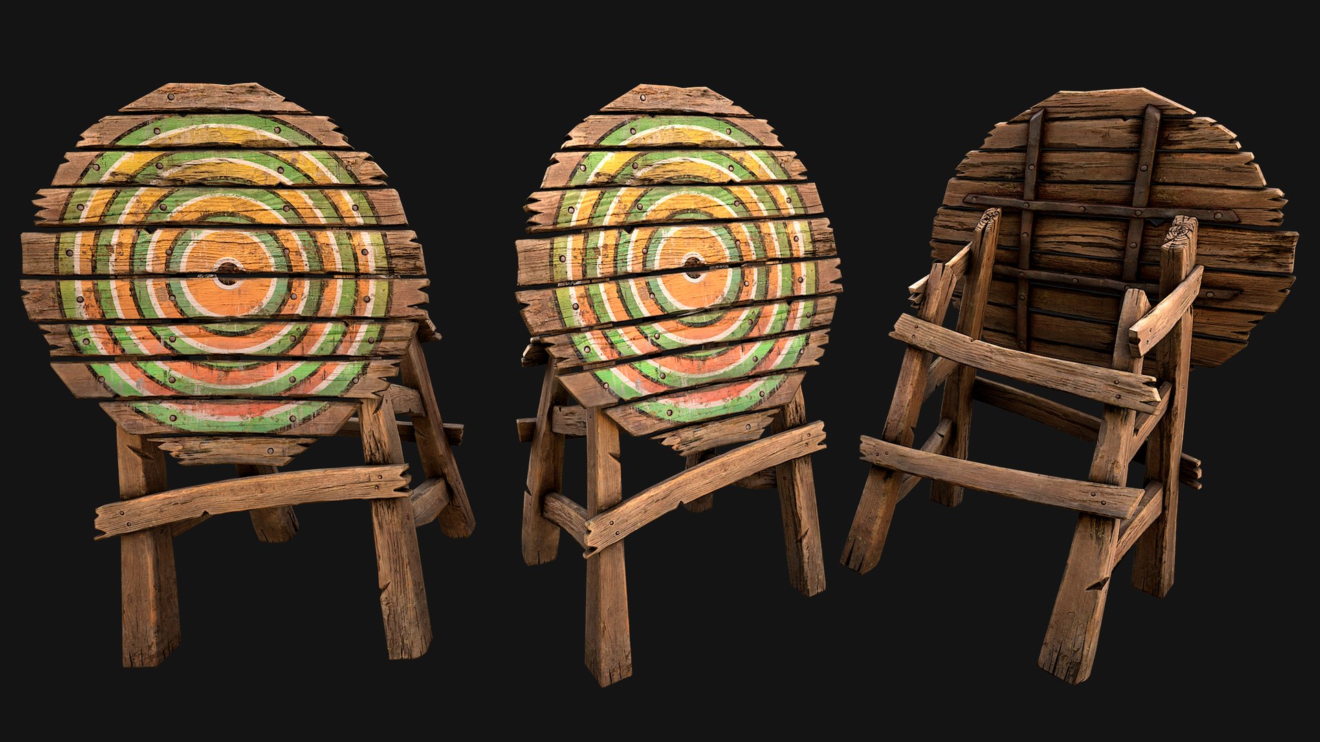 Medieval Target and Crossbow Shooting Range Set 3D model https://p.turbosquid.com/ts-thumb/RO/4aIrTH/2R/woodentargetall12/png/1762691161/1920x1080/fit_q87/4fde865a14e32128e22f007bb02a72738ccc7b96/woodentargetall12.jpg