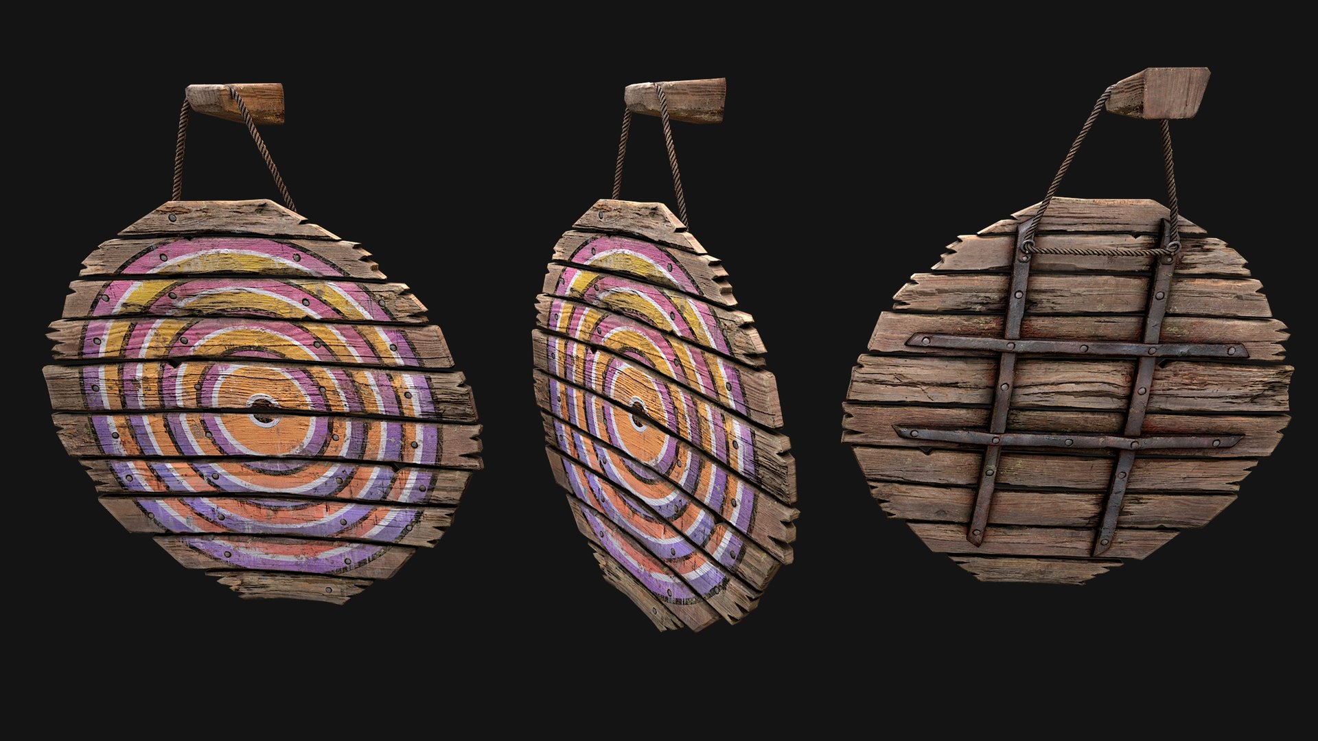 Medieval Target and Crossbow Shooting Range Set 3D model https://p.turbosquid.com/ts-thumb/RO/4aIrTH/CK/woodentargetall15/png/1762691163/1920x1080/fit_q87/8744f8893ed2291e18e98b7f51f2e2a95e0193c0/woodentargetall15.jpg
