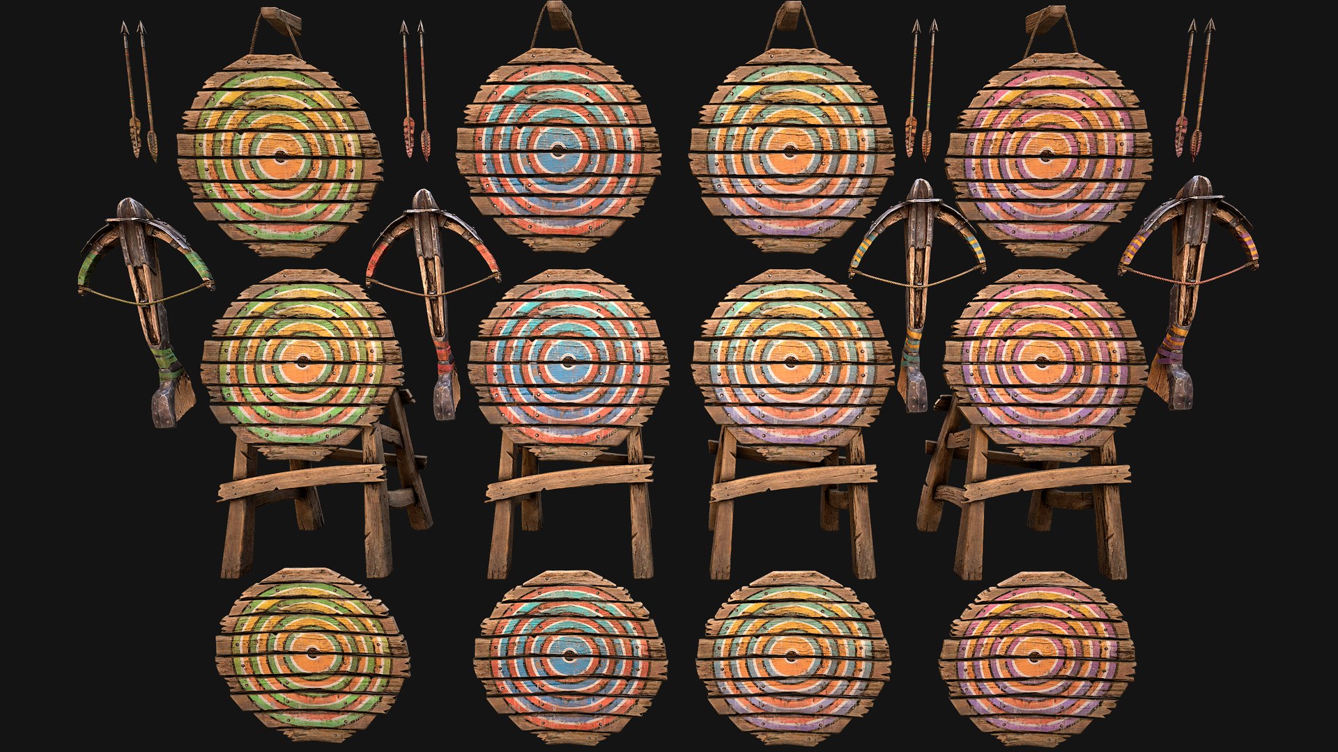 Medieval Target and Crossbow Shooting Range Set 3D model https://p.turbosquid.com/ts-thumb/RO/4aIrTH/IG/aaawoodentargetcrossbow2/png/1762691082/1920x1080/fit_q87/71e9302ac814cff928c12f24bc0ac92bbc144345/aaawoodentargetcrossbow2.jpg