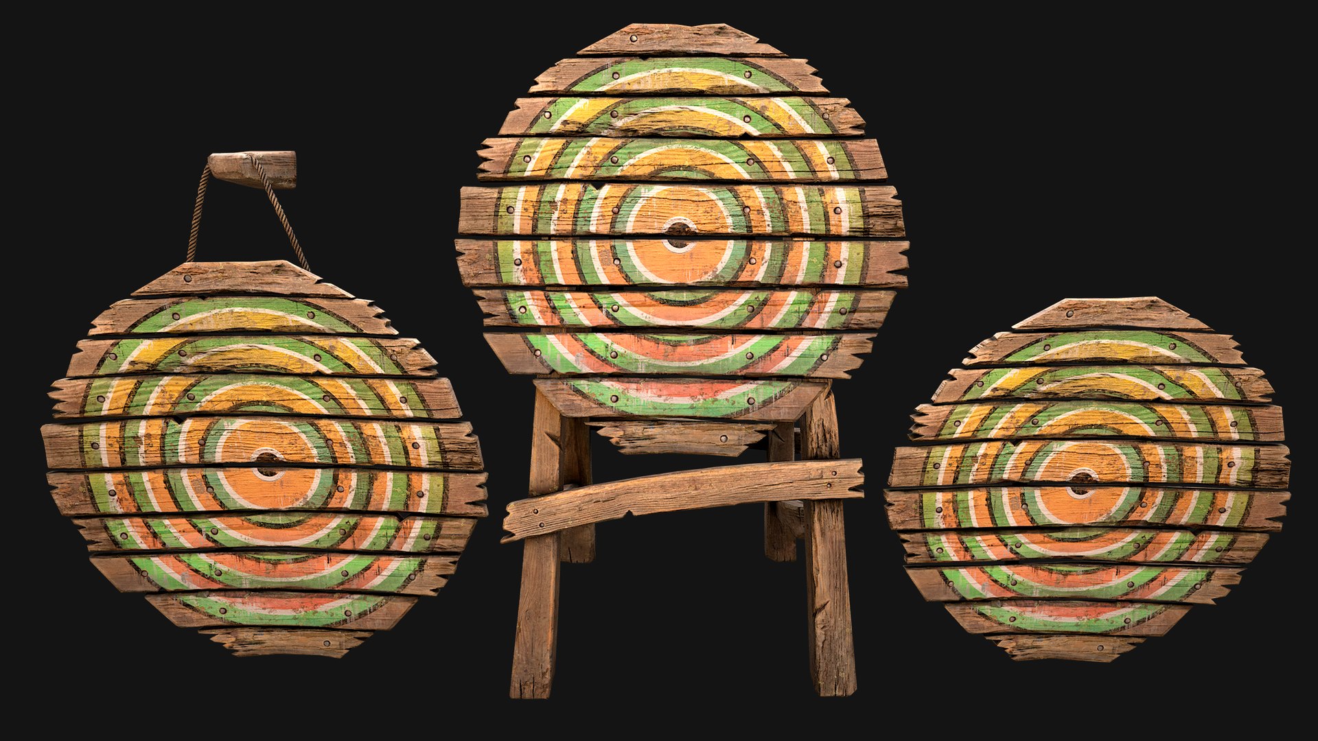 Medieval Target and Crossbow Shooting Range Set 3D model https://p.turbosquid.com/ts-thumb/RO/4aIrTH/r0/woodentargetall8/png/1762691158/1920x1080/fit_q87/0e4179fdbe2aaed935c5dbd48899633687c0174f/woodentargetall8.jpg