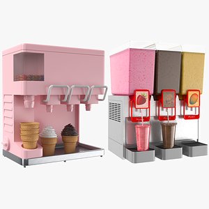 Two Ice cream Dispenser