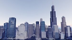 3D USA- Chicago City photogrammetry 3
