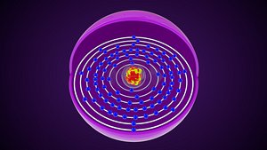 3D Americium Chemical Element