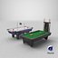 3D model real table games billiard