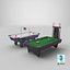 3D model real table games billiard