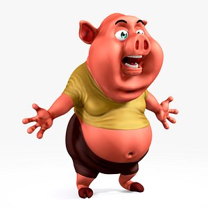 cartoon pig